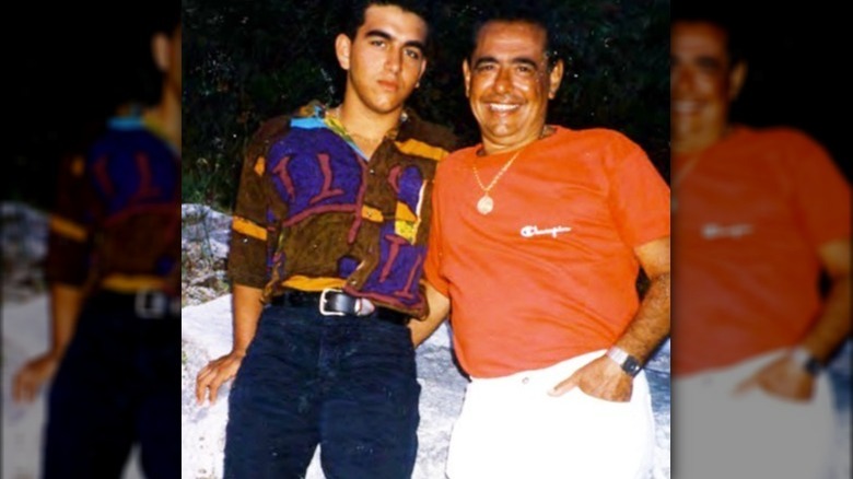 Buddy Valastro with his dad