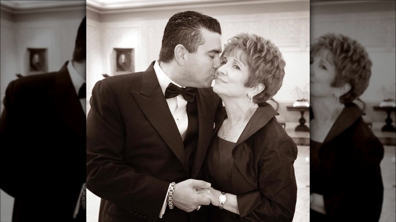 Buddy Valastro with his mother