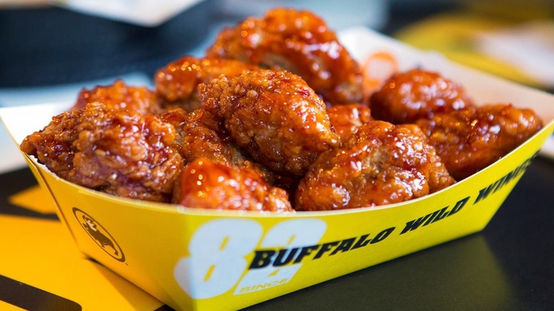 Buffalo Wild Wings boneless wings