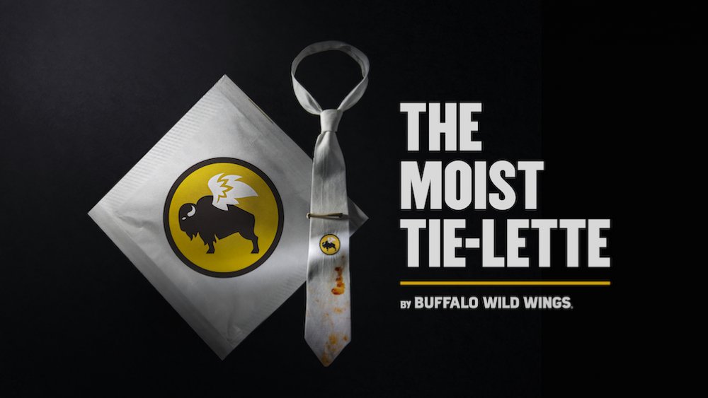 Buffalo WIld Wings moist tie-lette