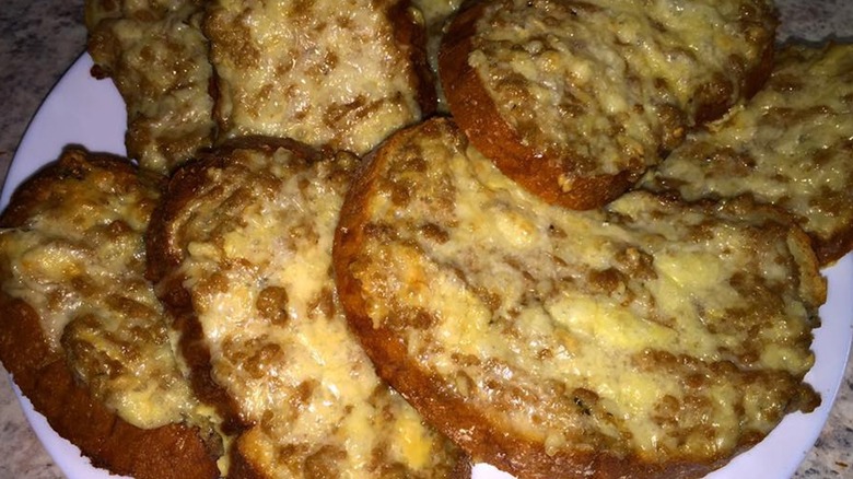 prinzesa cheese and sausage toast