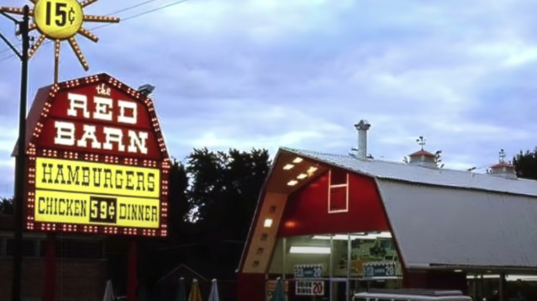 red barn hamburger shop