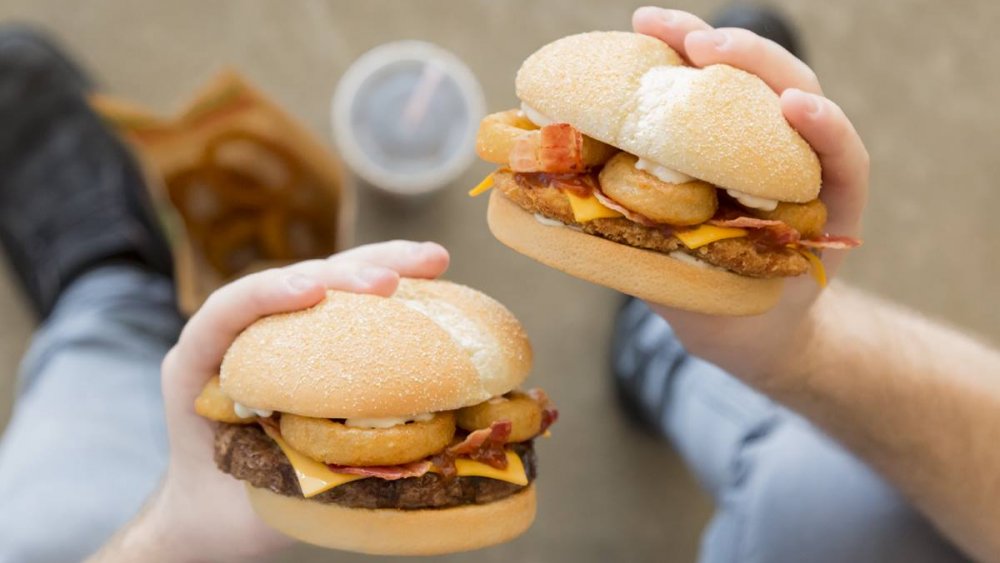 Burger King hack add fries or onion rings to burger