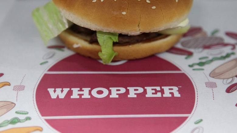 Whopper sandwich 