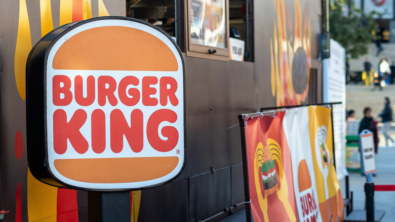 Burger King sign