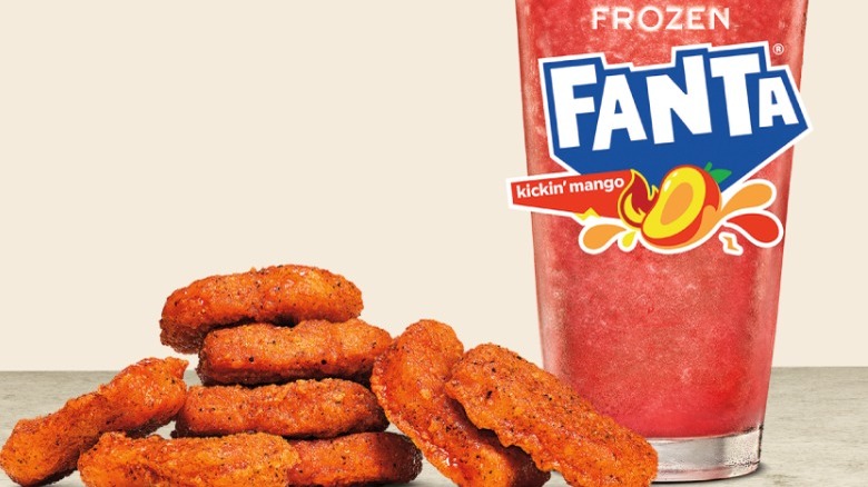 BK chicken nuggets and Fanta