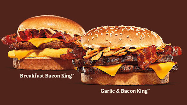 New Burger King Bacon King Sandwiches