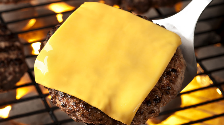 Beef patty with cheese