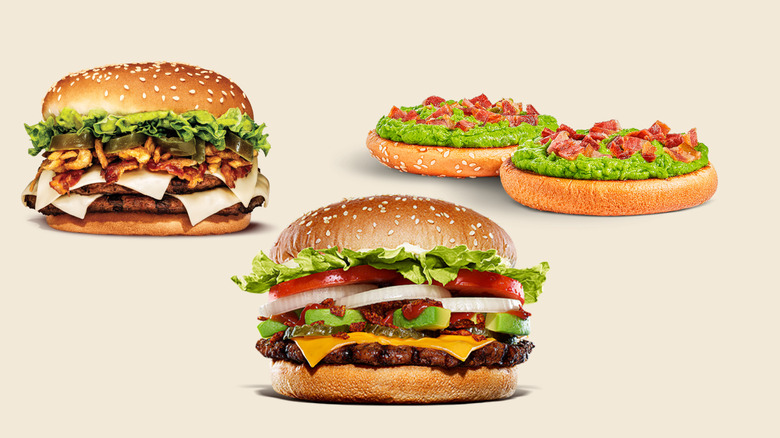 Avocado burgers from Burger King in Japan, Argentina and Mexico