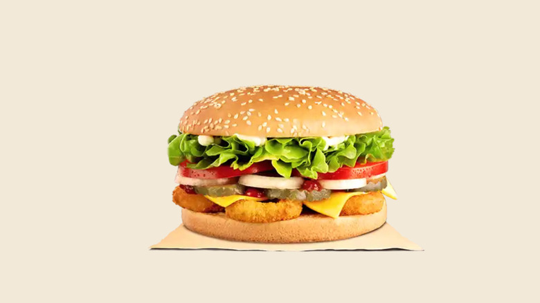 Salad Burger from Burger King New Zealand