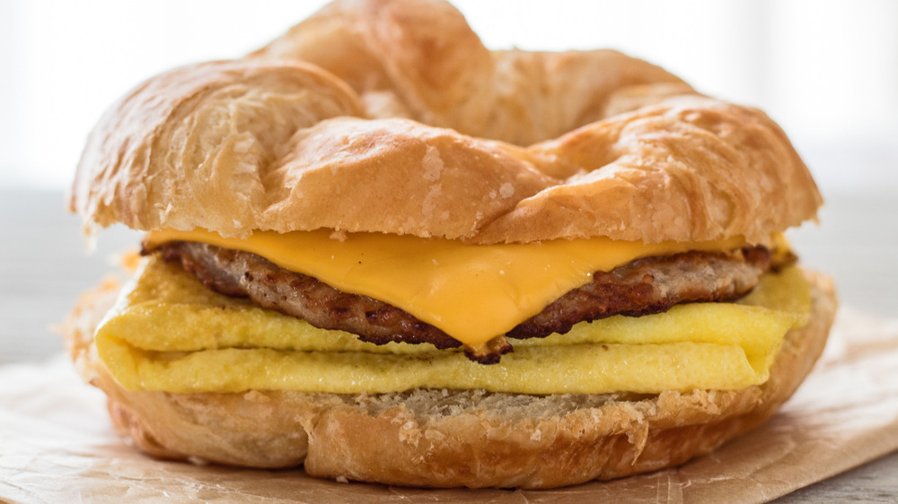 copycat Burger King Sausage, Egg, & Cheese Croissan'Wich 