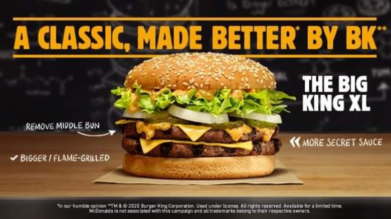 Burger King's Big King XL ad