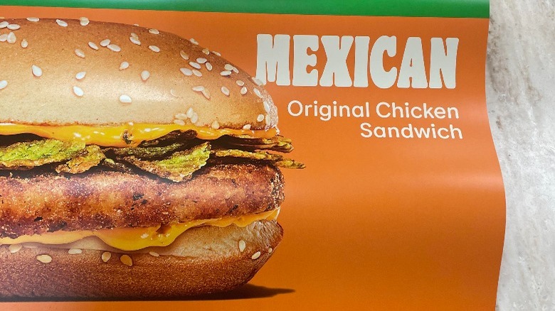 Burger King original mexican chicken sandwich