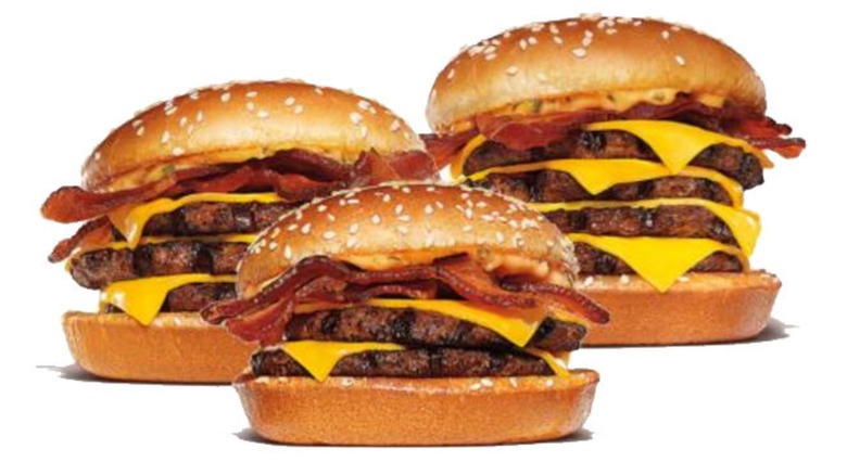 Burger King stacker burgers