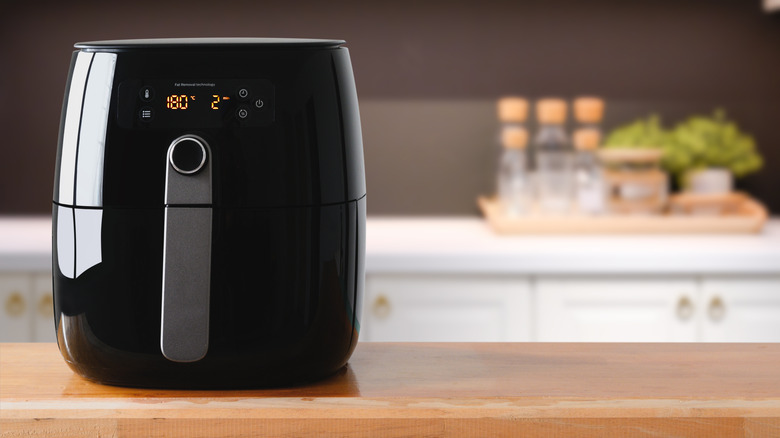 Air fryer on a counter