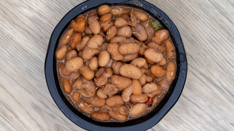 bowl of pinto beans