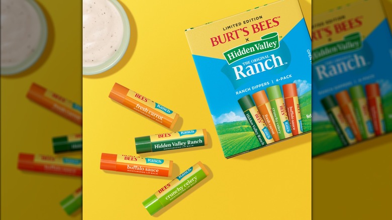 Hidden Valley Ranch Burt's Bees' lip balms