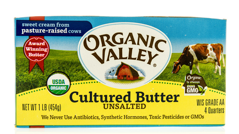 Organic valley butter