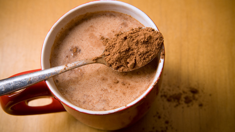 Brewed cacao powder