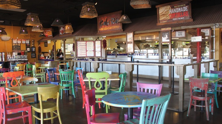 Cafe Rio seating area