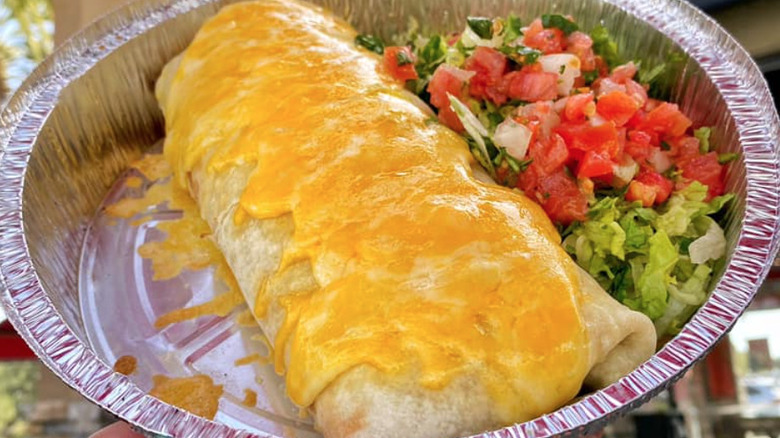 Cafe Rio's secret menu "queso-rito"