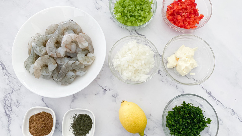 shrimp salad ingredients