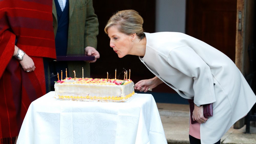 Countess of Wessex blows out birthday candles in 2015