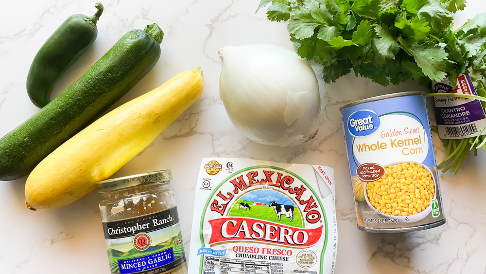 calabacitas ingredients