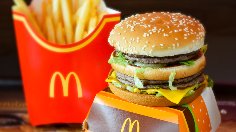 McDonald's Big Mac and fries