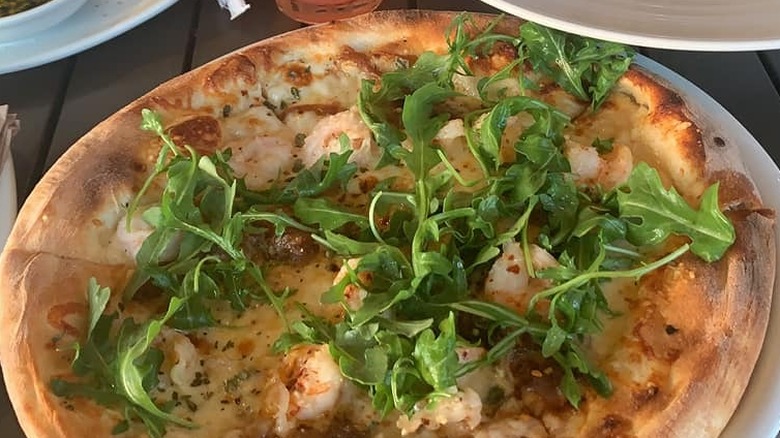 Shrimp Scampi pizza from california pizza kitchen