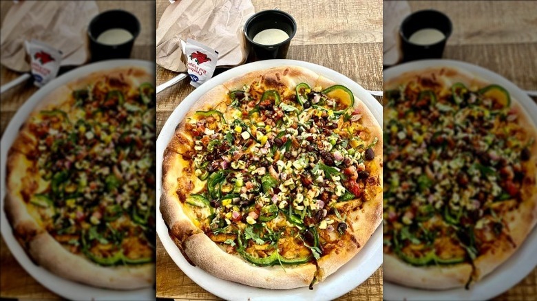 Spicy Chipotle Chicken pizza from california pizza kitchen