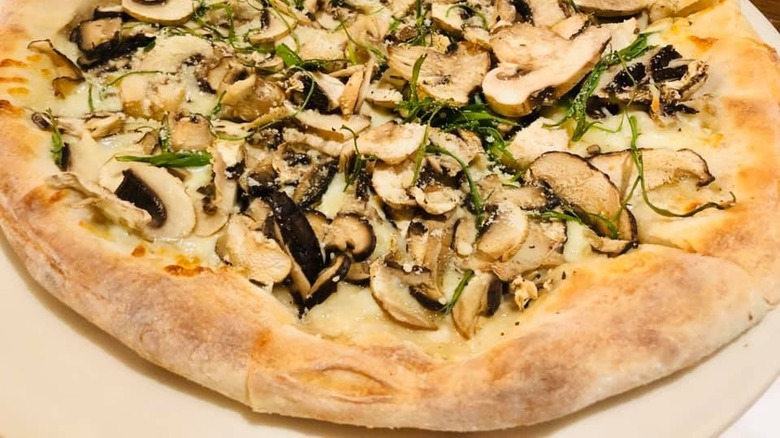 Wild Mushroom pizza from california pizza kitchen