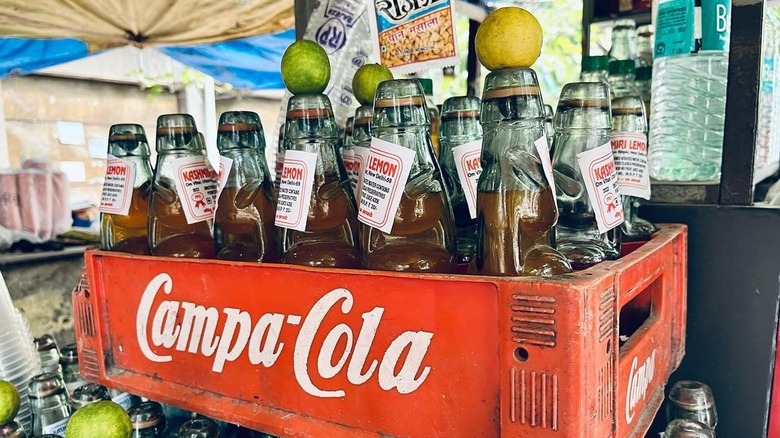 Campa cola bottles