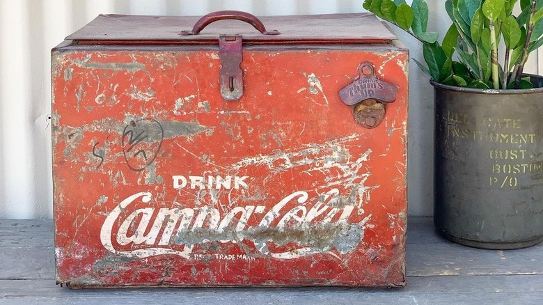 Vintage Campa Cola crate
