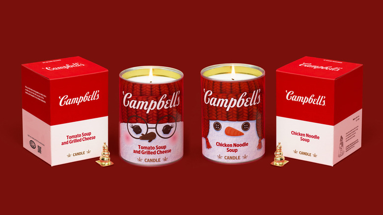 Campbell's soup candles