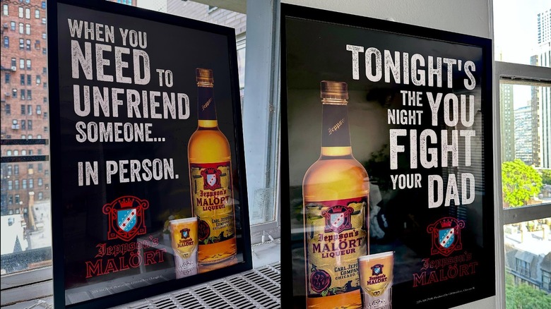 Jeppson's Malört advertising posters