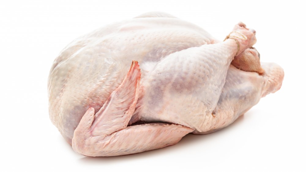 Uncooked turkey