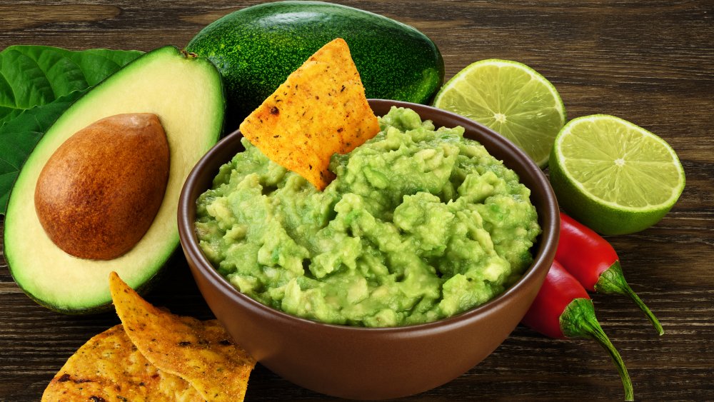 bowl of guacamole