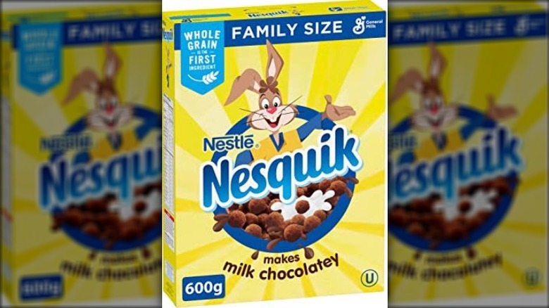 Nestlé Nesquick cereal box 