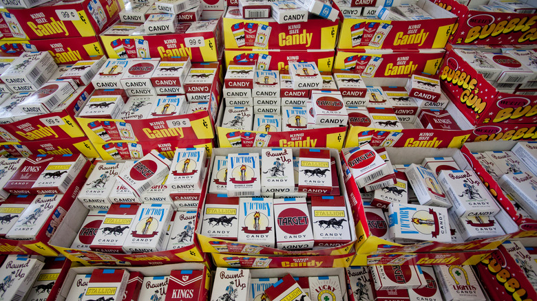 candy cigarettes packaging