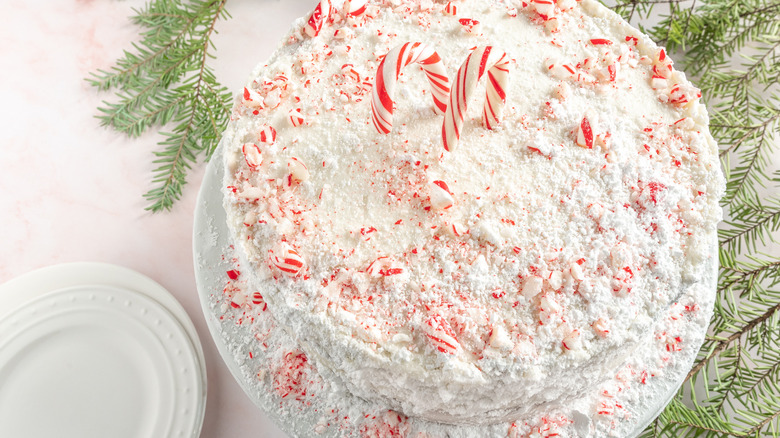 candy cane cake