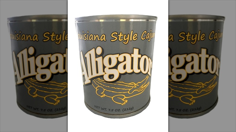 Newport Jerky Company canned alligator