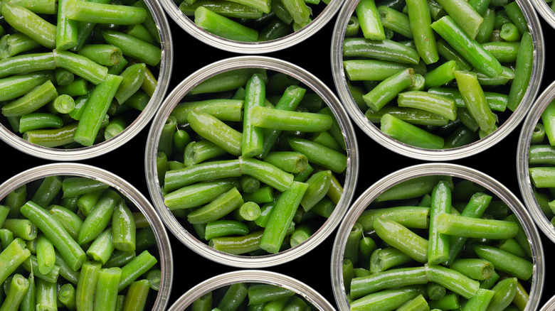 canned green beans