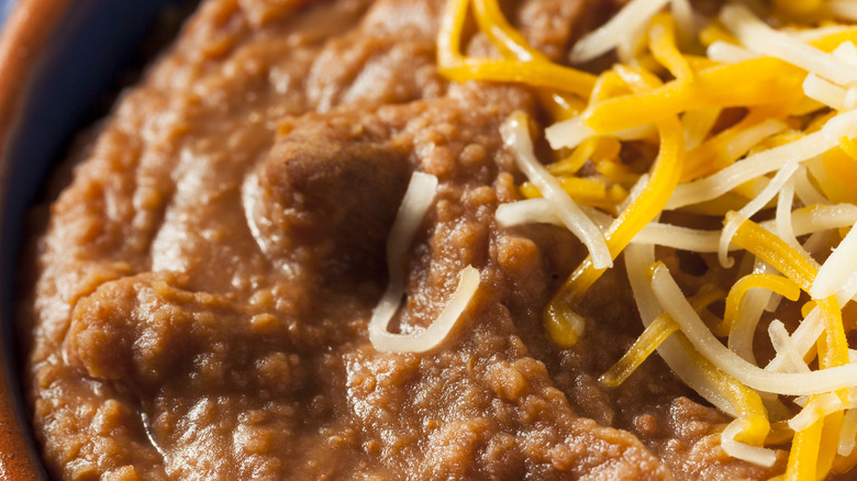 canned refried beans