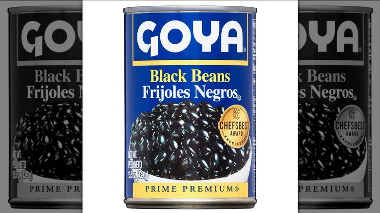 can of Goya Black Beans