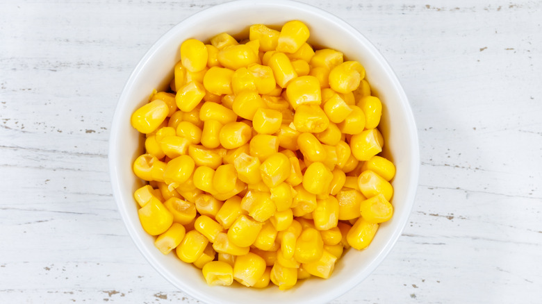 Corn in bowl