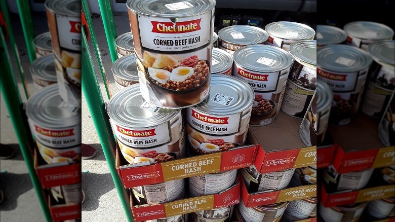 Cases of Chef-mate Corned Beef Hash