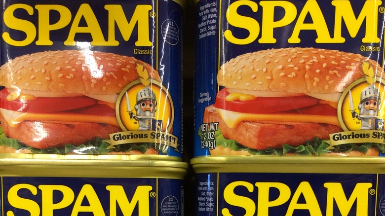 Stacked Spam cans