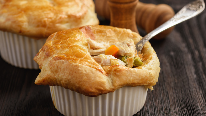 Puff pastry chicken pot pie