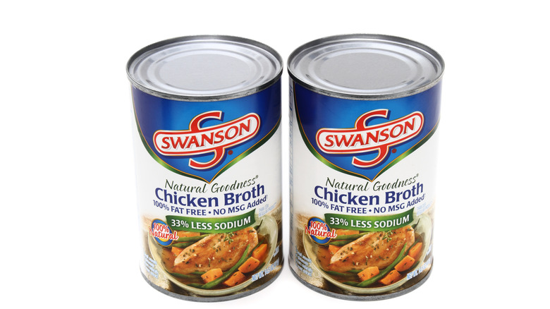 canned chicken broth